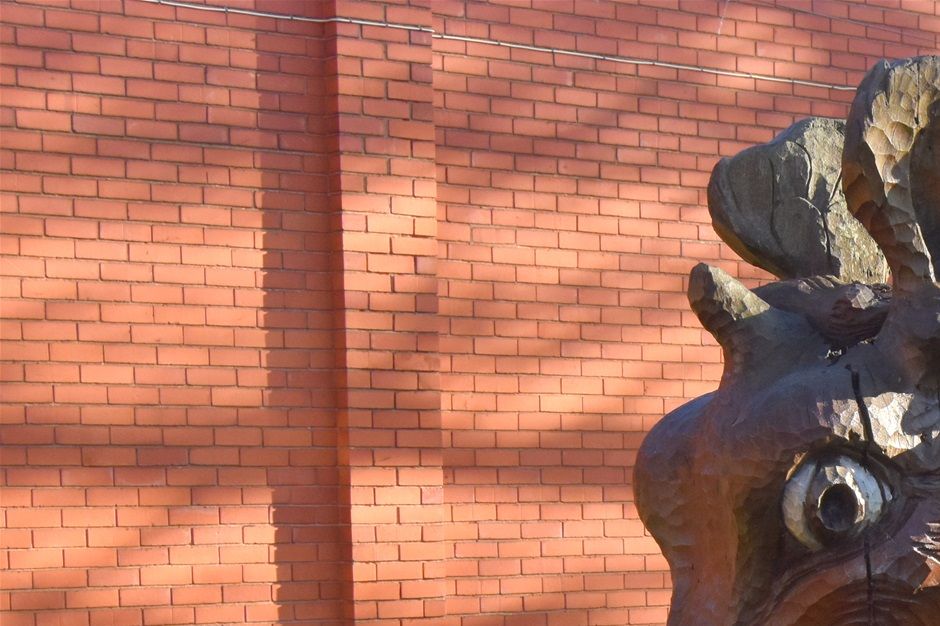 Bilston Craft Gallery and Museum.  Carved by Graham Jones with Ilona Bryan