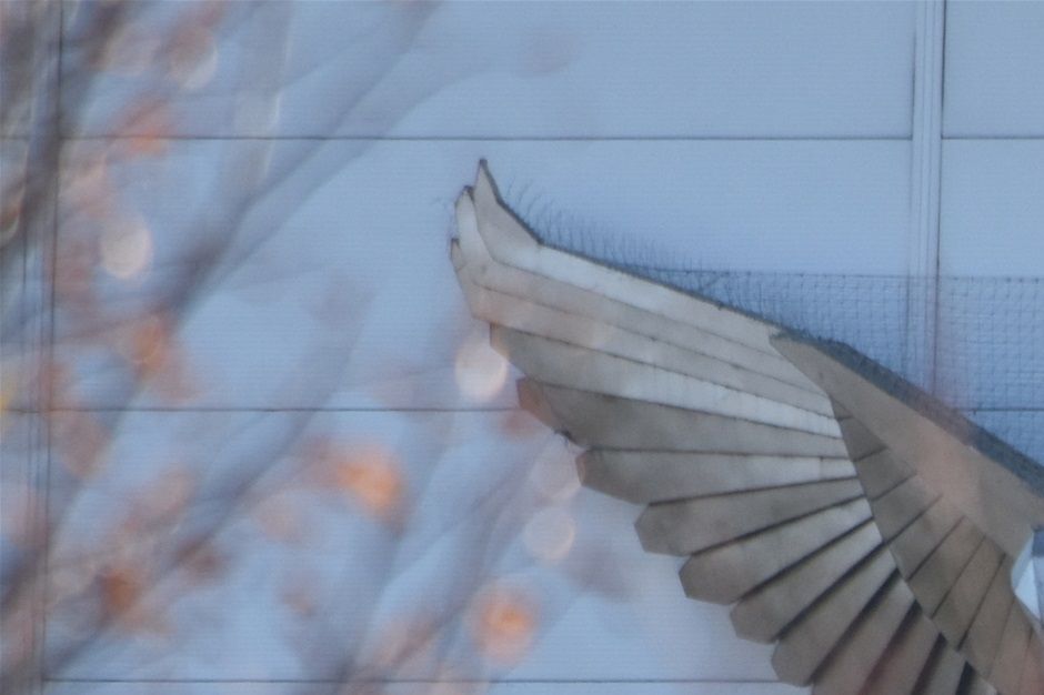 Kestrel at Lunt roundabout, designed by John McKenna